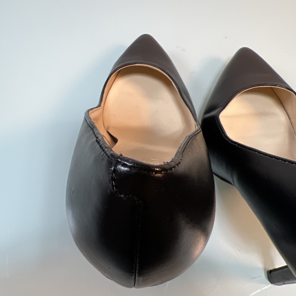 Nine West Women's 7W Black Pointed Toe Stiletto Pumps Office Heels - Picture 7 of 11